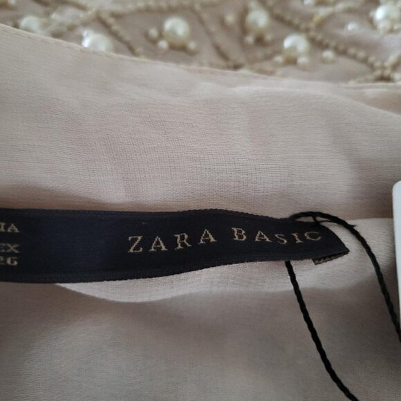 ZARA cream pearl skirt - Picture 6 of 11